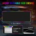 RGB Light Gaming Mouse Pad Keyboard Mat USB Foldable Non-Slip with Smooth Waterproof Surface - 80 x 30 cm